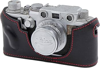 Amazon | MRZHOUCASE 本革牛革カメラハーフケース Leica IIIf IIIg